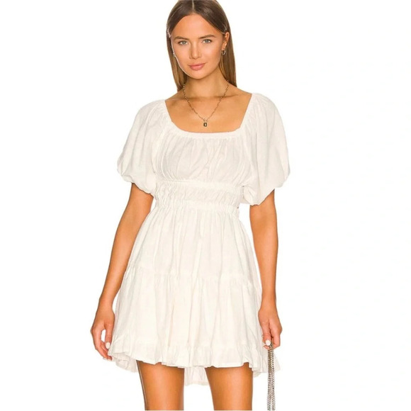 Cleobella Olive Mini Dress in Ivory Size XS - Picture 2 of 13